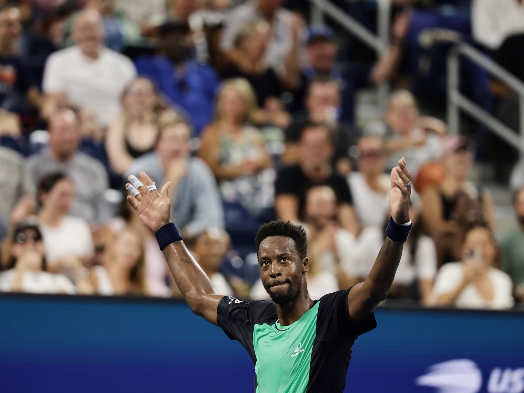 La Monfils se despidió de Flushing Meadows con la ovación que merece un showman