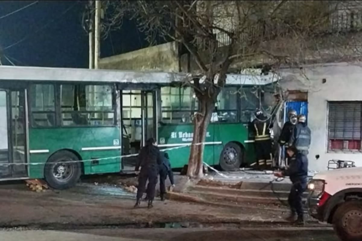 Un colectivero de la línea 527 murió al estrellar el micro contra una casa en Temperley