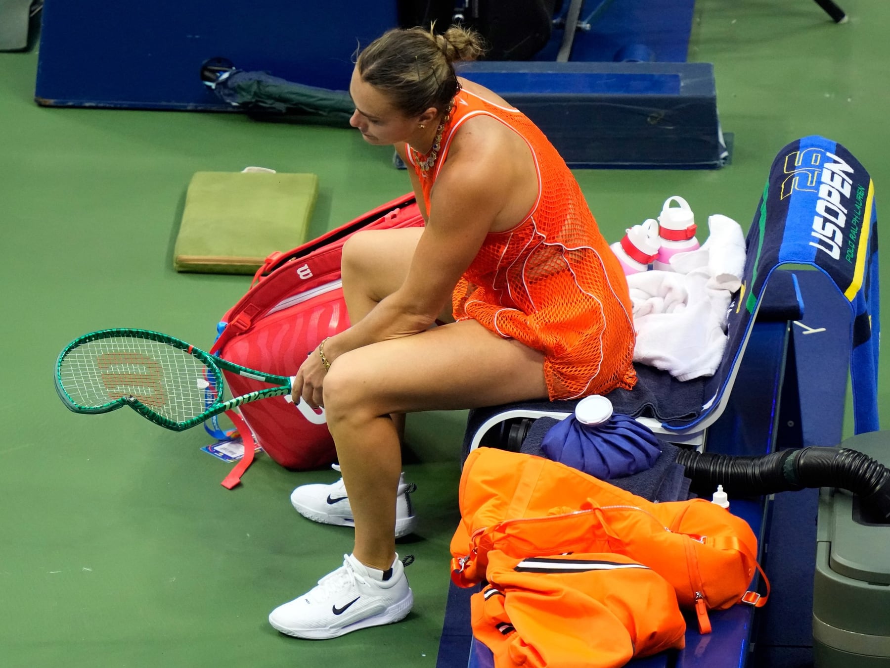 Sabalenka, el llanto y la raqueta rota: así se desangró la bicampeona del US Open