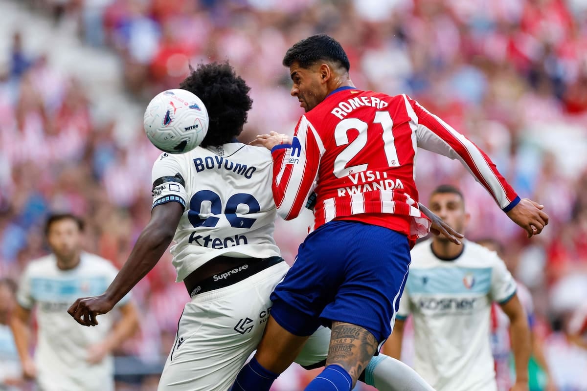 Atlético pasó por encima a Osasuna y llega con todo al clásico ante Real Madrid
