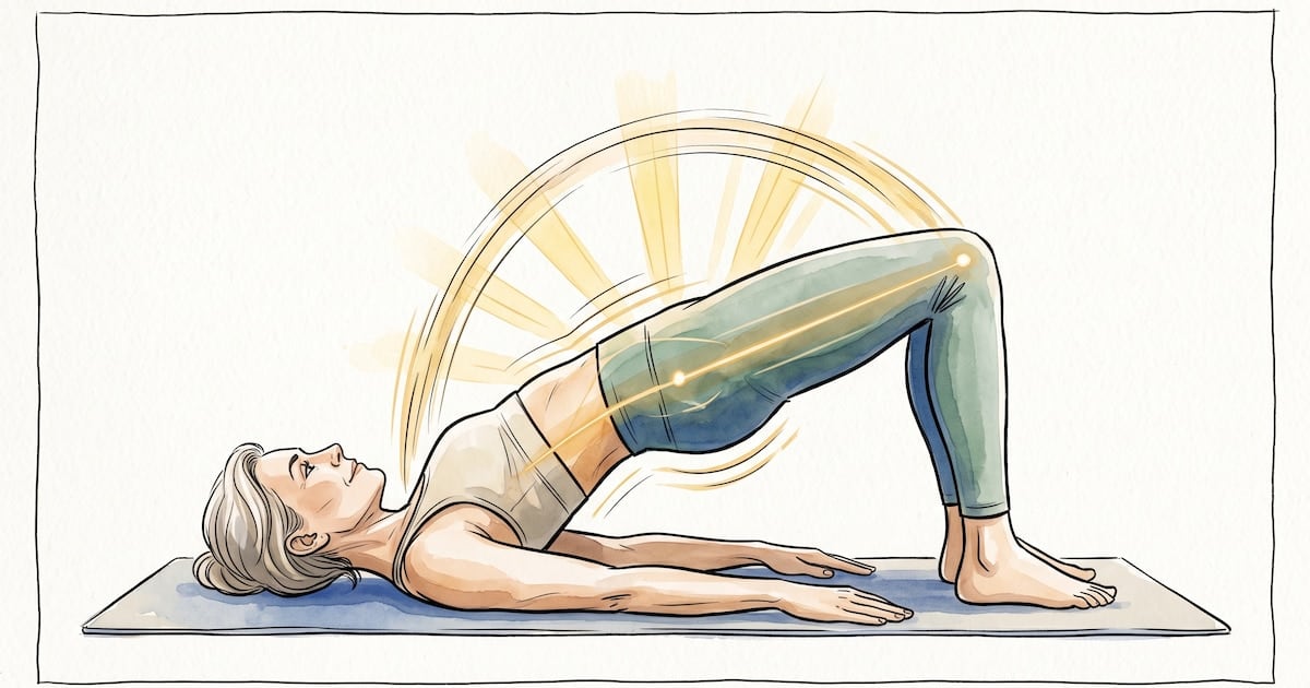 Planchas con apoyo y puentes: dos aliados para un abdomen fuerte después de los 50