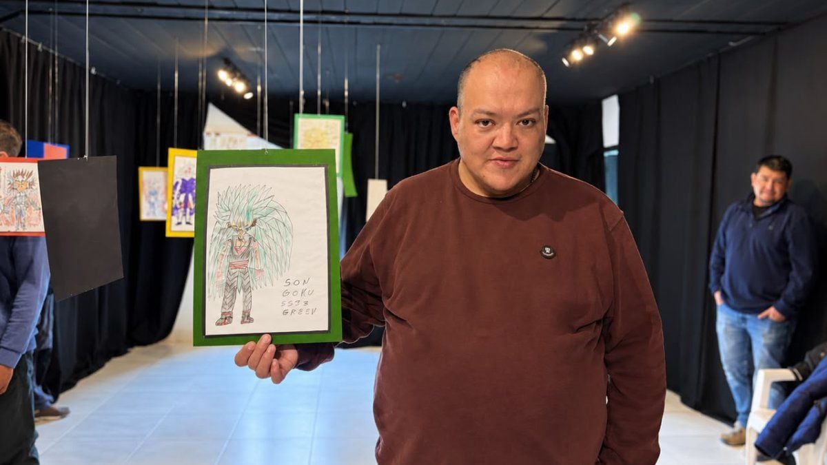 Los lápices de Daniel encontraron por fin una galería en Aluminé