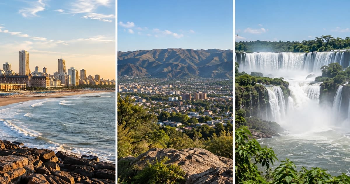Mar del Plata, Carlos Paz o Iguazú: tres escapadas para el fin de semana largo, con precios que empiezan en los $212 mil y llegan a superar los $773 mil