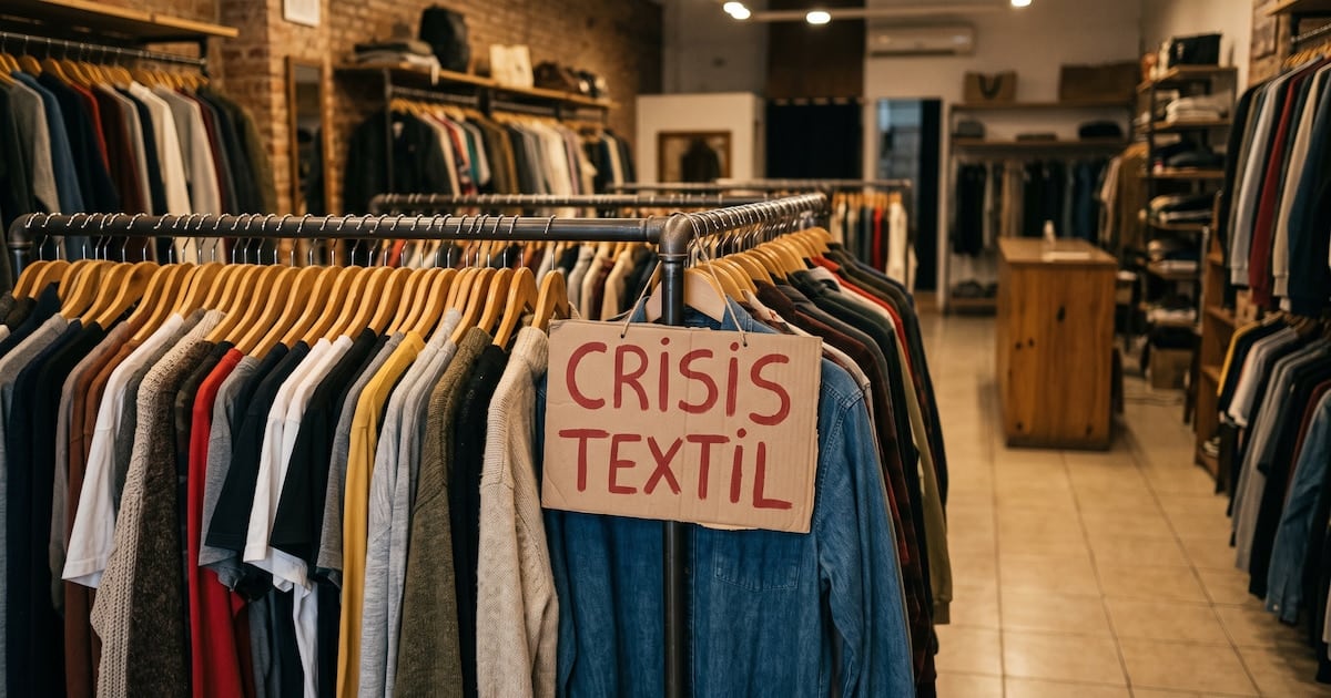 Crisis textil: la producción se derrumbó 22,6% y se perdieron más de 28.000 puestos de trabajo desde 2023