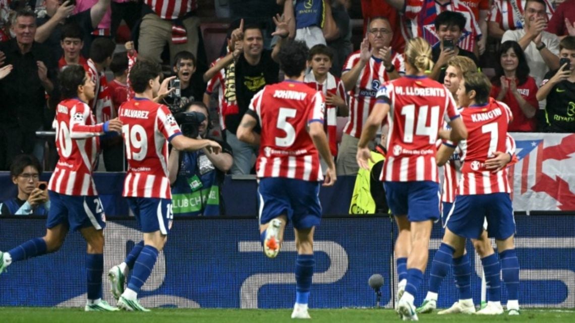 El Atleti recuperó la memoria europea y le dio un cachetazo al United en el Metropolitano