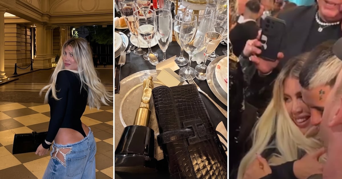 Wanda Nara se llevó el Martín Fierro de la Música a casa y el Teatro Tango Porteño estalló con su discurso