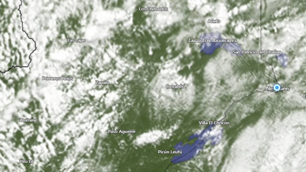 Nubes, viento y garúa: Neuquén se prepara para una semana de tiempo cambiante que se estira hasta el domingo