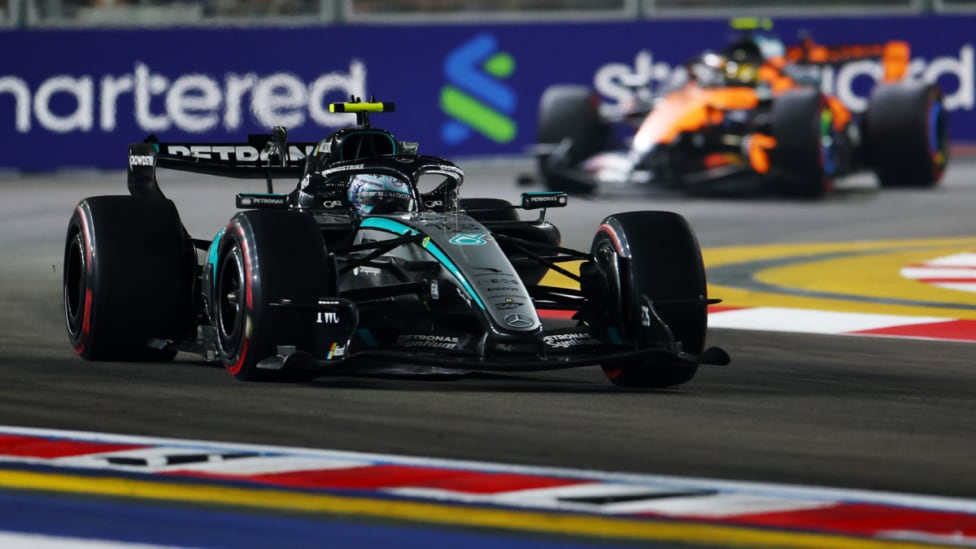 Mercedes mete todo en Austin: Russell y Antonelli estrenan el paquete nuevo en el primer final