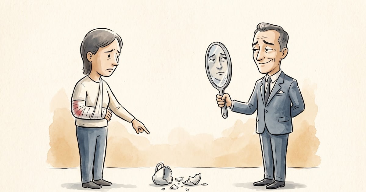 Disculpar sin asumir la culpa: el error que transforma el perdón en otra discusión