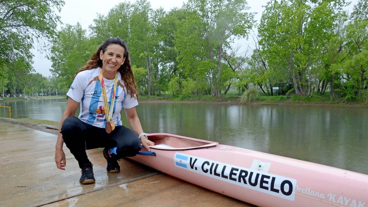 Valeria Cilleruelo crossed the line in Gualeguaychú and found a gold medal at 44