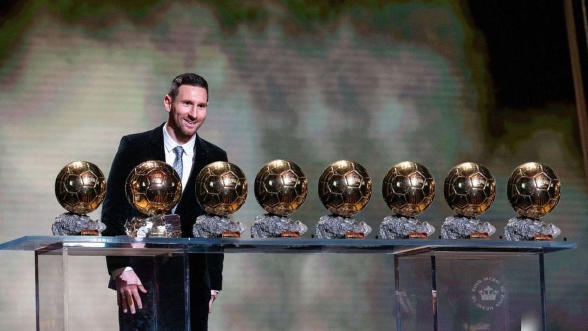Lautaro Martínez terminó 22º en el Balón de Oro y Messi siguió la gala desde Estados Unidos